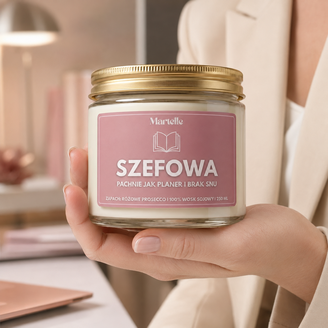Szefowa - świeca sojowa (250 ml)