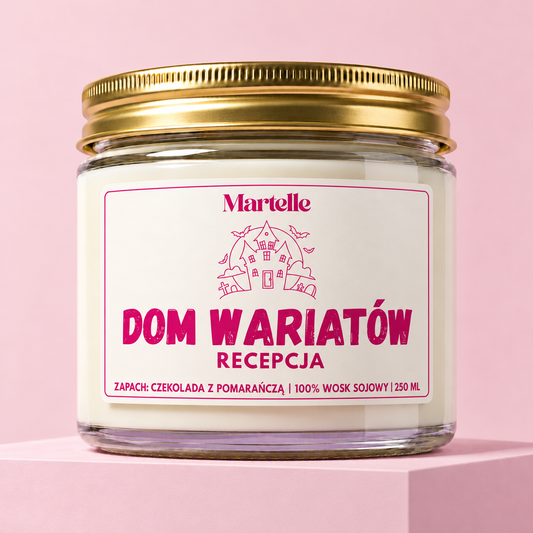 Dom wariatów - świeca sojowa (250 ml)