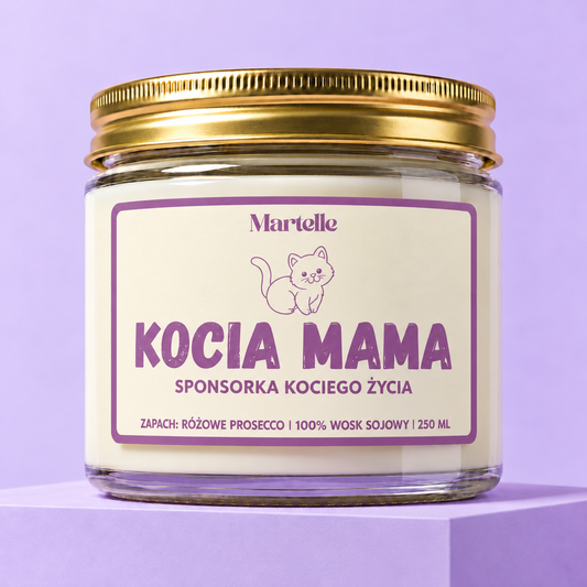 Kocia mama - świeca sojowa (250 ml)