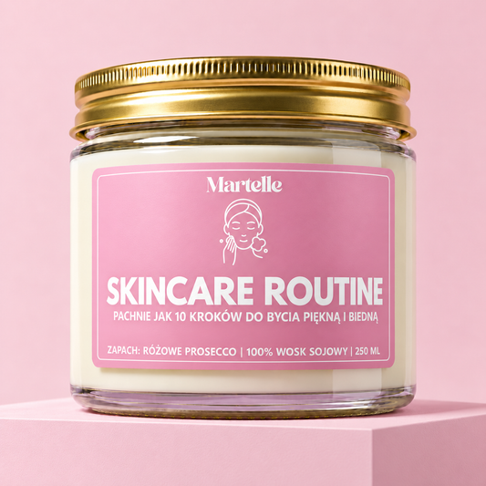 Skincare routine - świeca sojowa (250 ml)