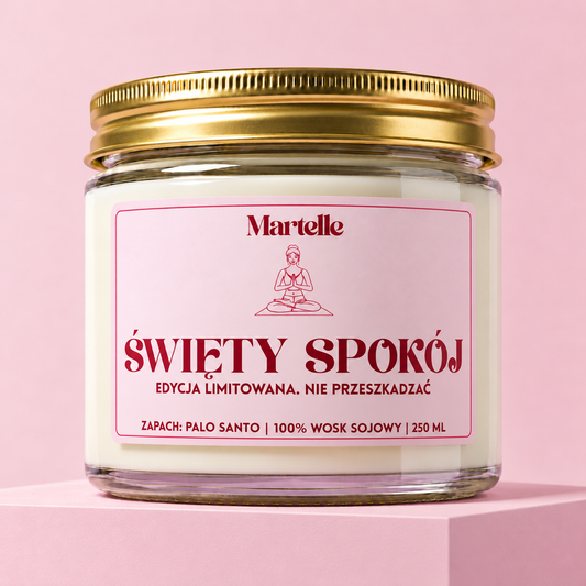 Święty spokój - świeca sojowa (250 ml)