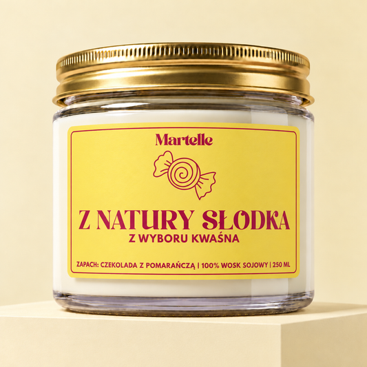 Z natury słodka - świeca sojowa (250 ml)