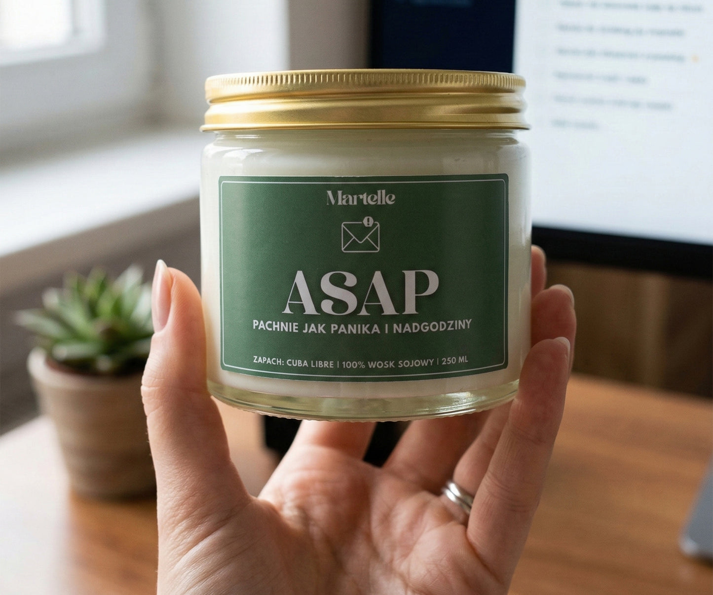 Asap - świeca sojowa (250 ml)