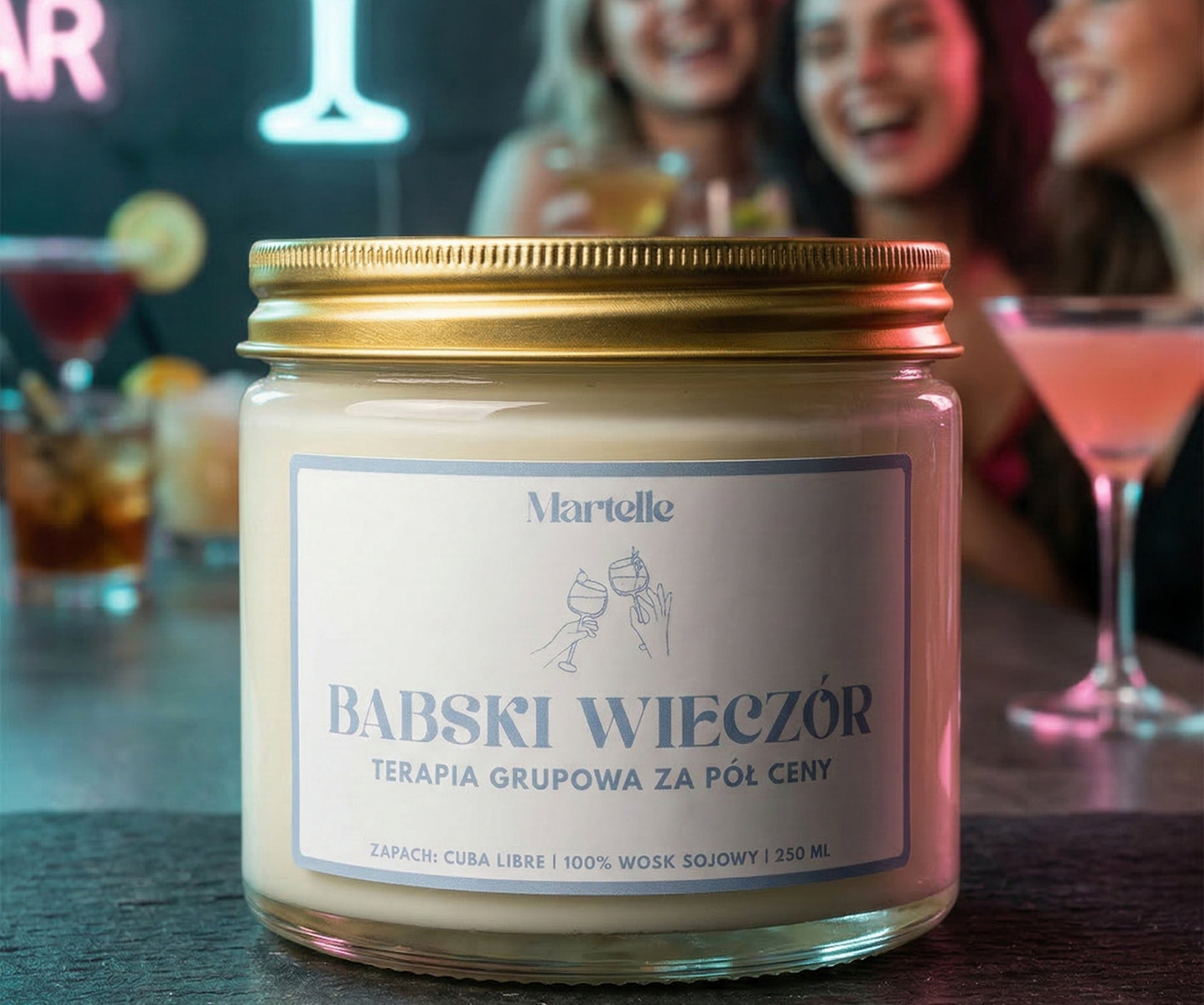 Babski wieczór - świeca sojowa (250 ml)