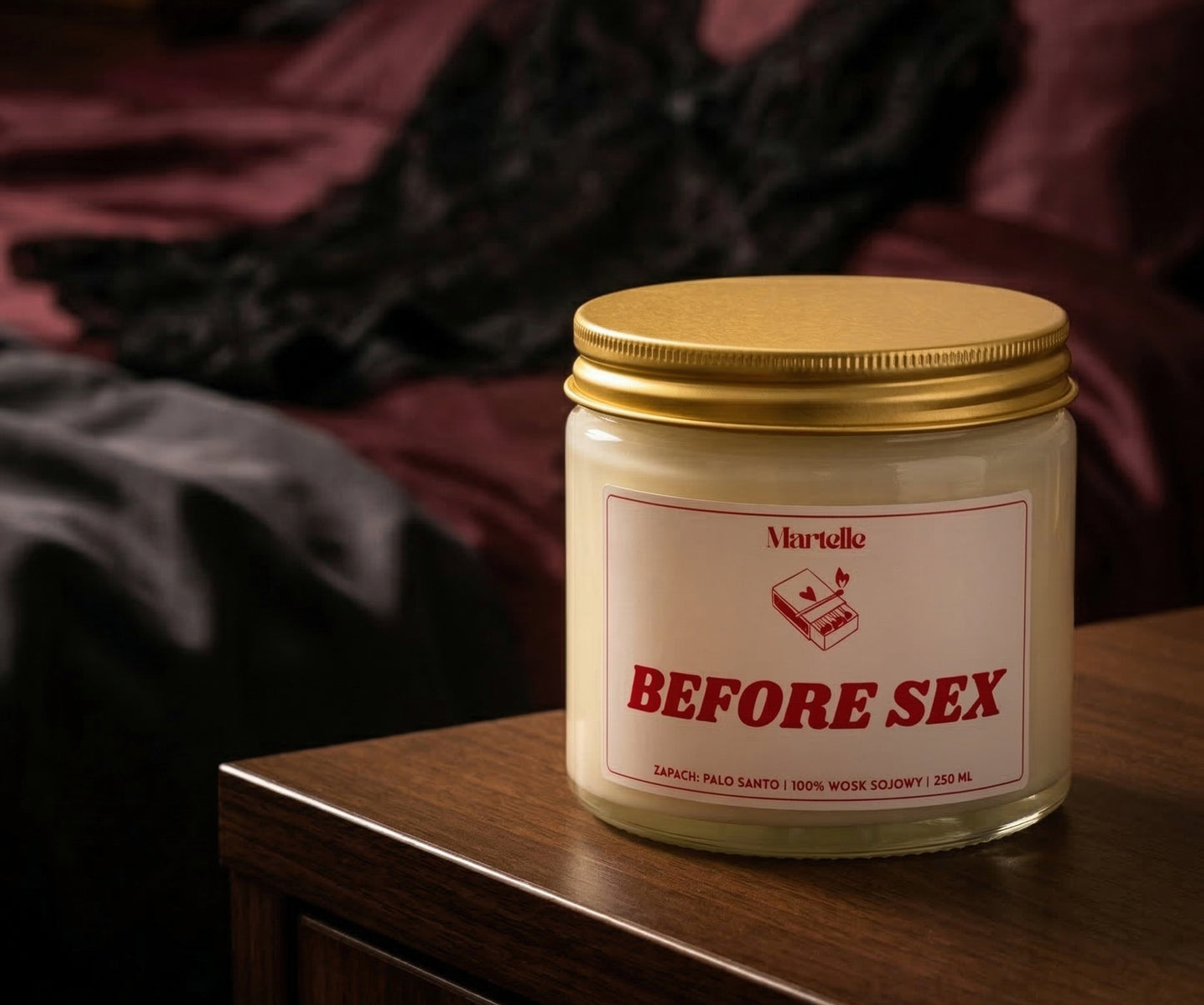 Before sex - świeca sojowa (250 ml)