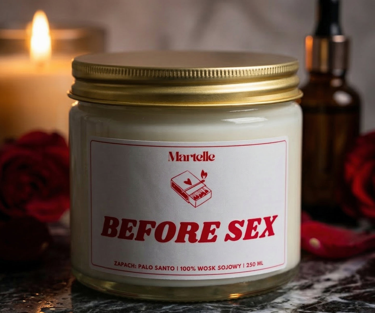 Before sex - świeca sojowa (250 ml)