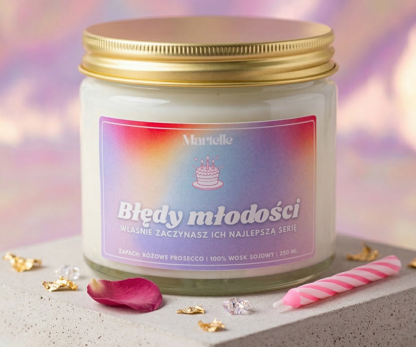 Błędy młodości - świeca sojowa (250 ml)