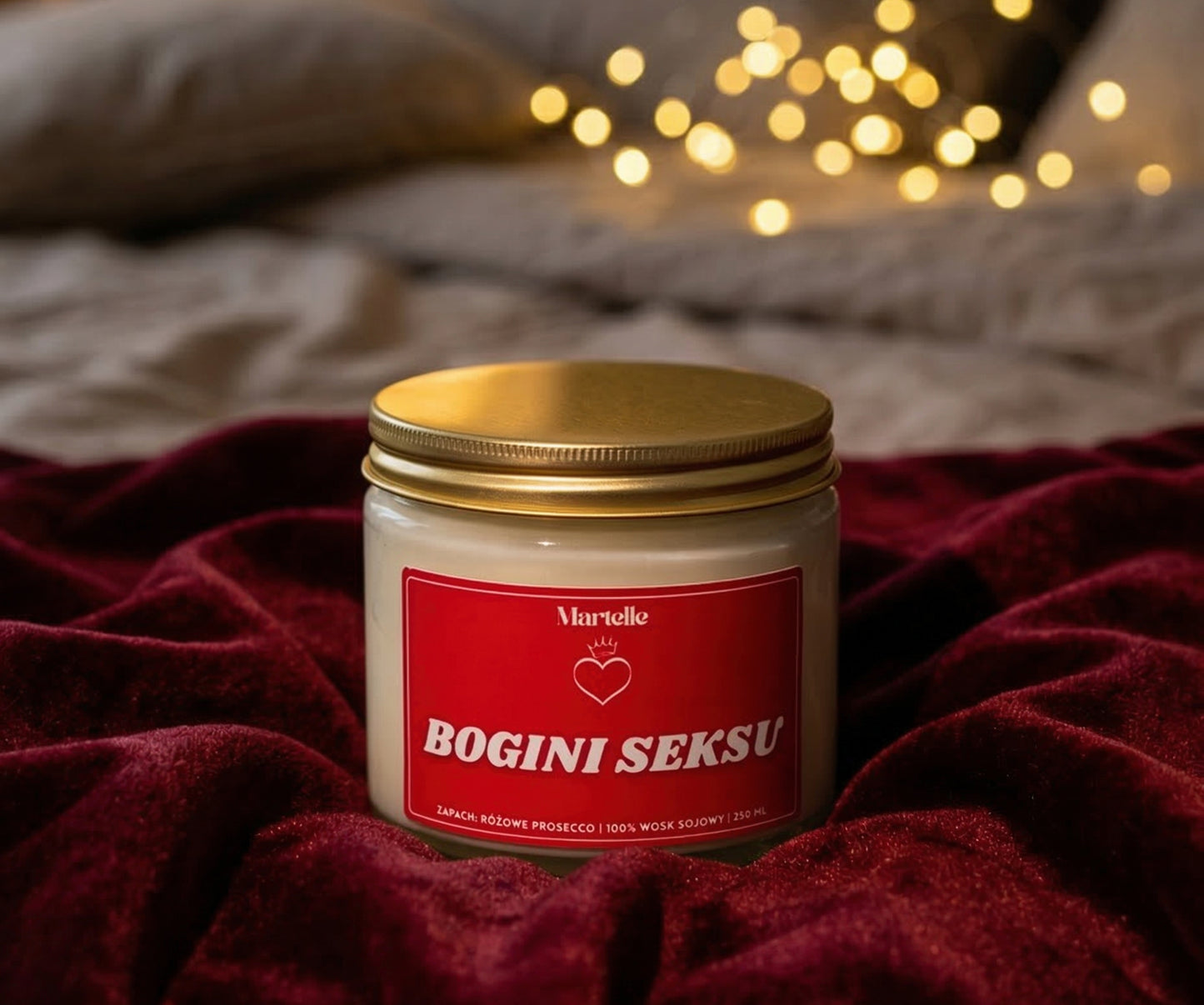 Bogini seksu - świeca sojowa (250 ml)