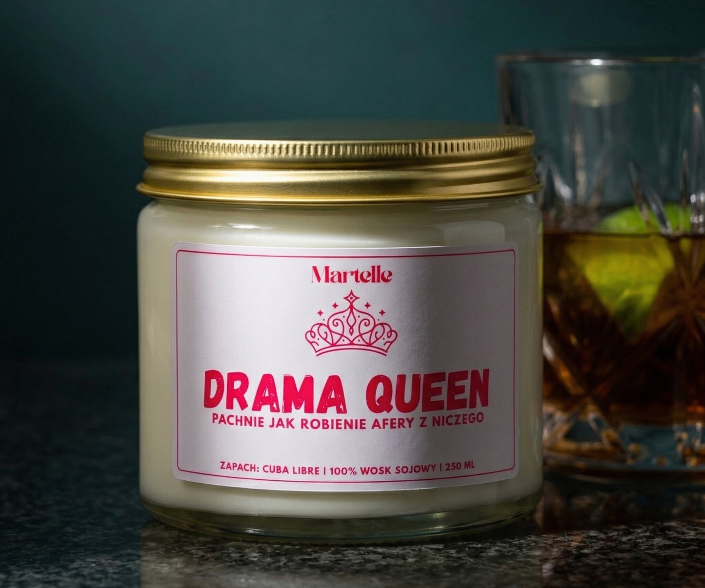 Drama queen - świeca sojowa (250 ml)
