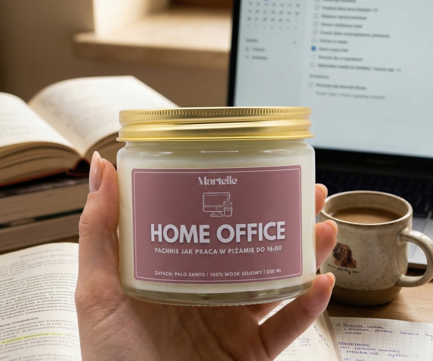 Home office - świeca sojowa (250 ml)