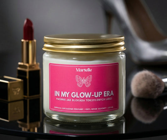 In my glow-up era - świeca sojowa (250 ml)