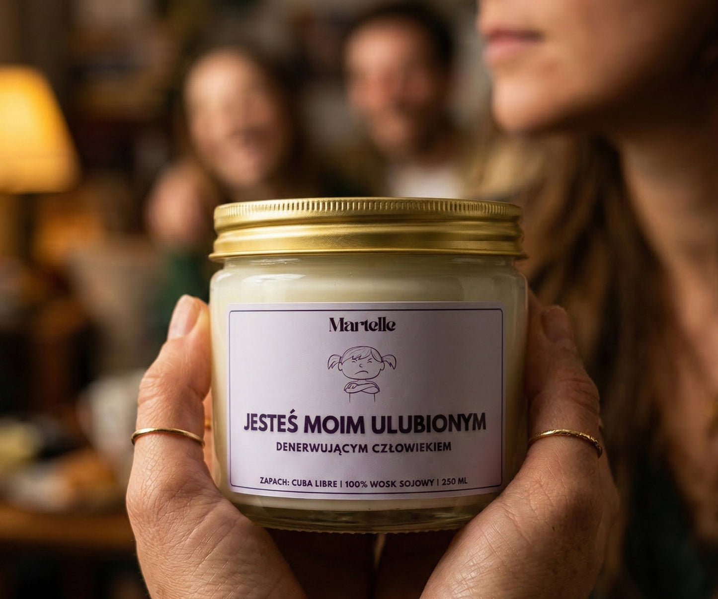 Jesteś moim ulubionym - świeca sojowa (250 ml)