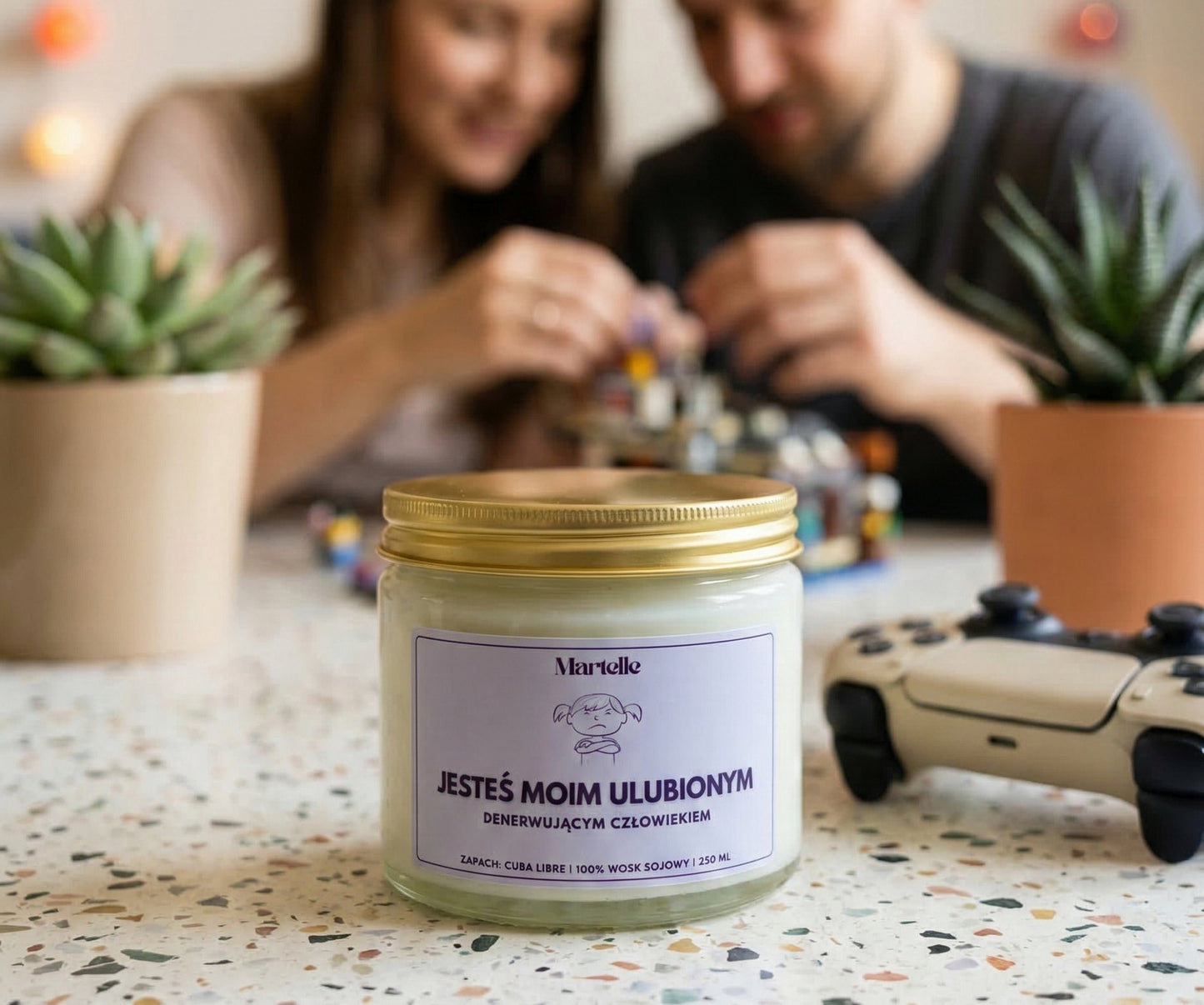Jesteś moim ulubionym - świeca sojowa (250 ml)