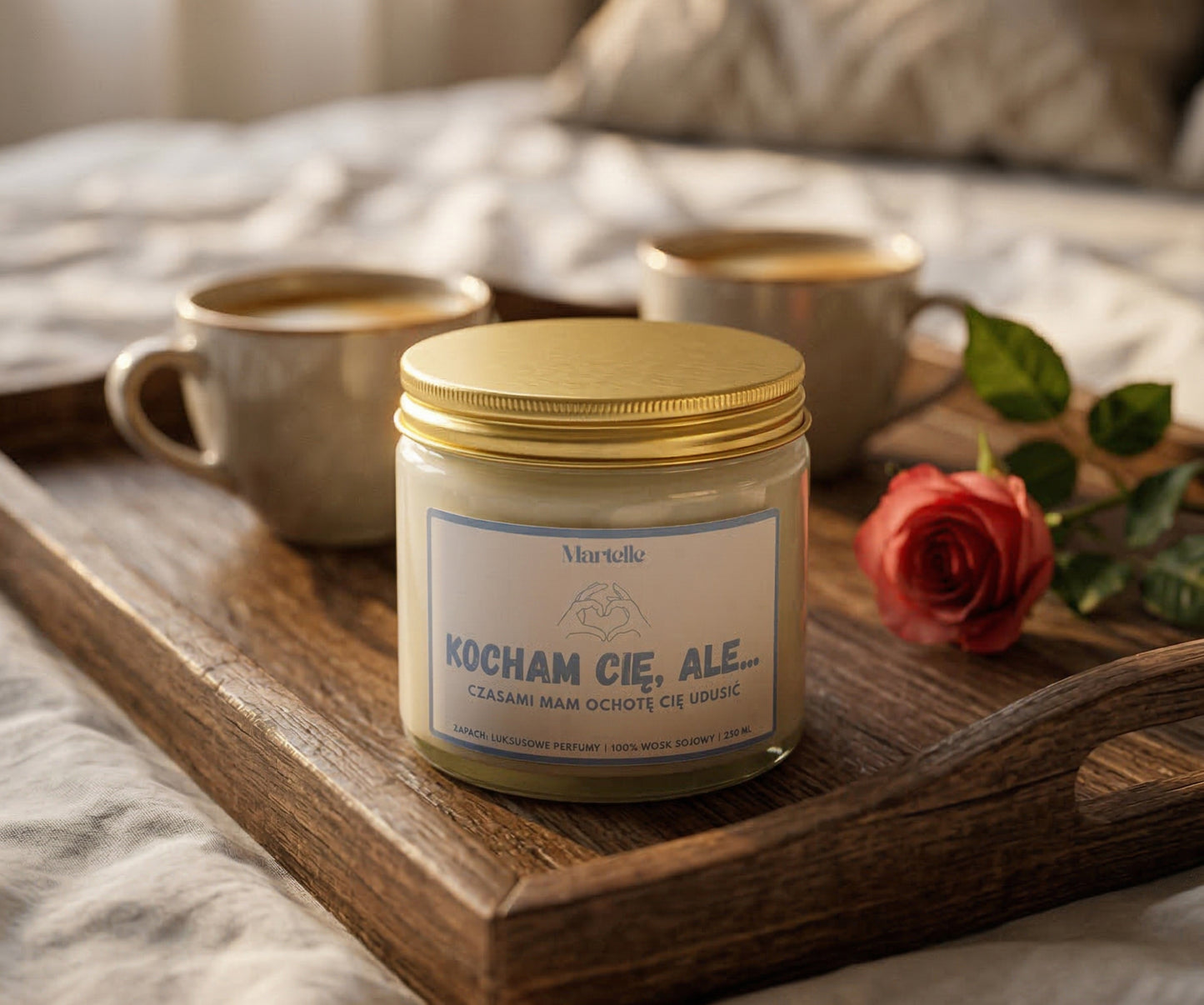 Kocham cię, ale... - świeca sojowa (250 ml)