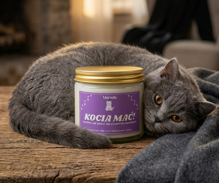 Kocia mać - świeca sojowa (250 ml)