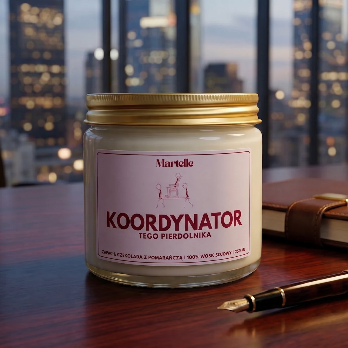 Koordynator - świeca sojowa (250 ml)