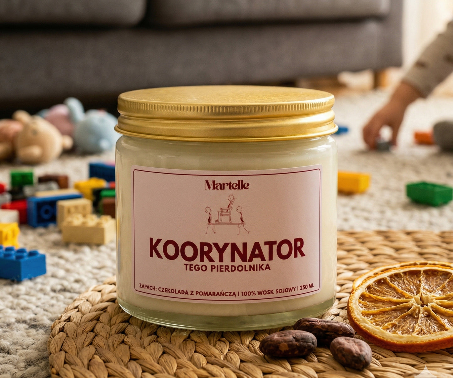 Koordynator - świeca sojowa (250 ml)
