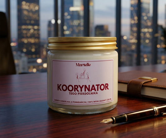 Koordynator - świeca sojowa (250 ml)