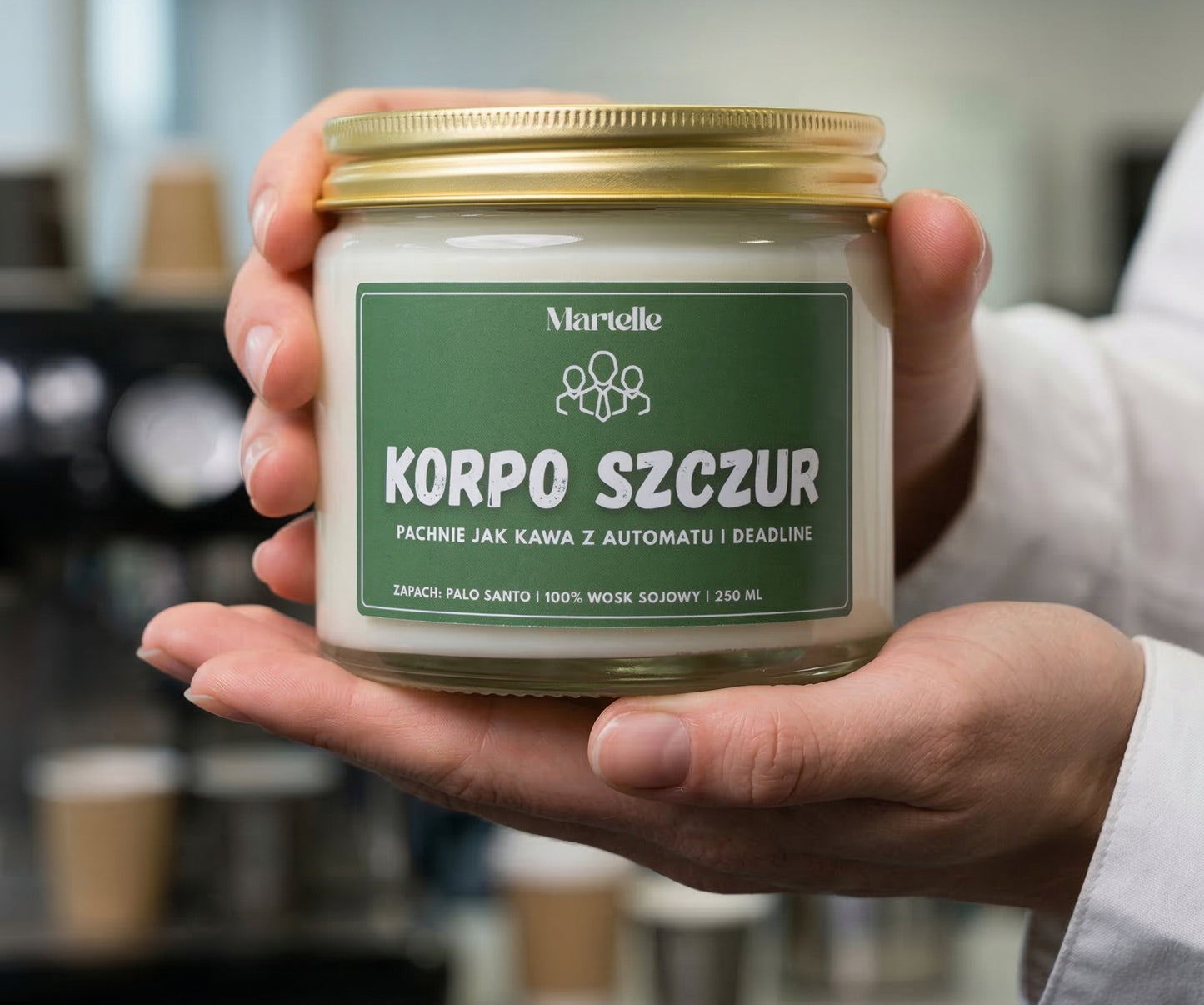 Korpo szczur - świeca sojowa (250 ml)
