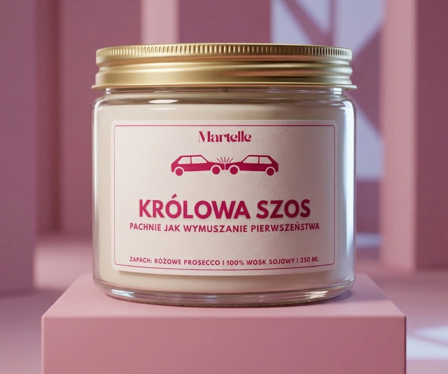Królowa szos - świeca sojowa (250 ml)