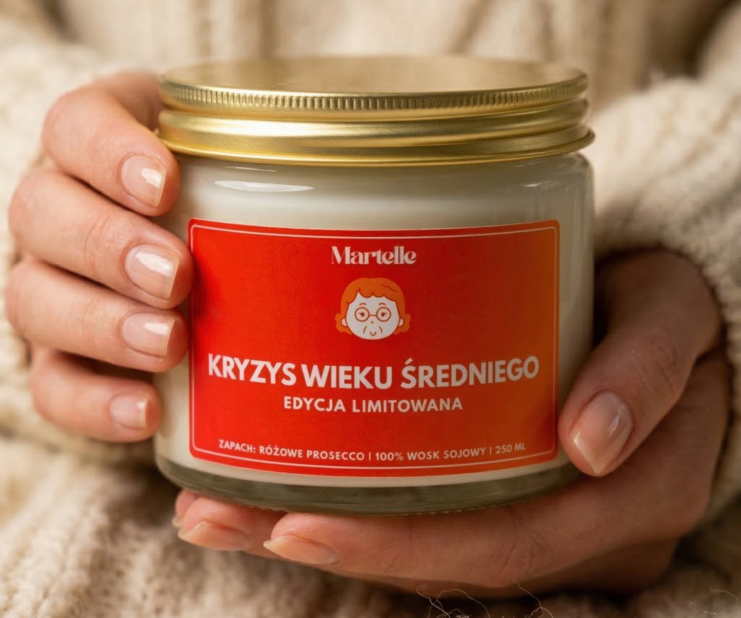 Kryzys wieku średniego - świeca sojowa (250 ml)