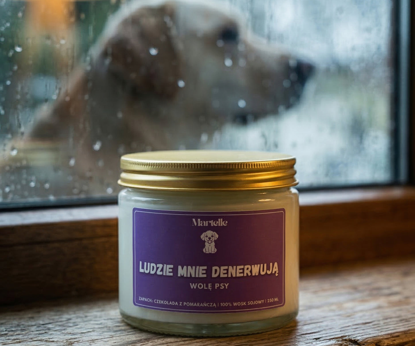 Ludzie mnie denerwują - świeca sojowa (250 ml)
