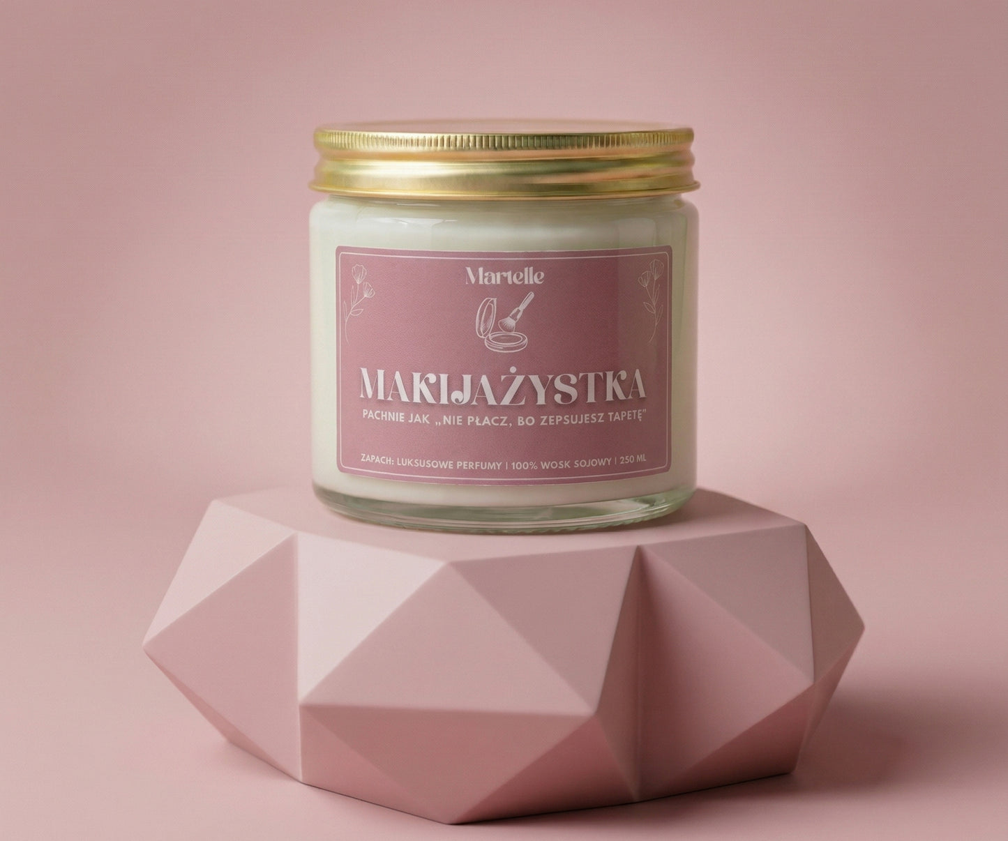 Makijażystka - świeca sojowa (250 ml)