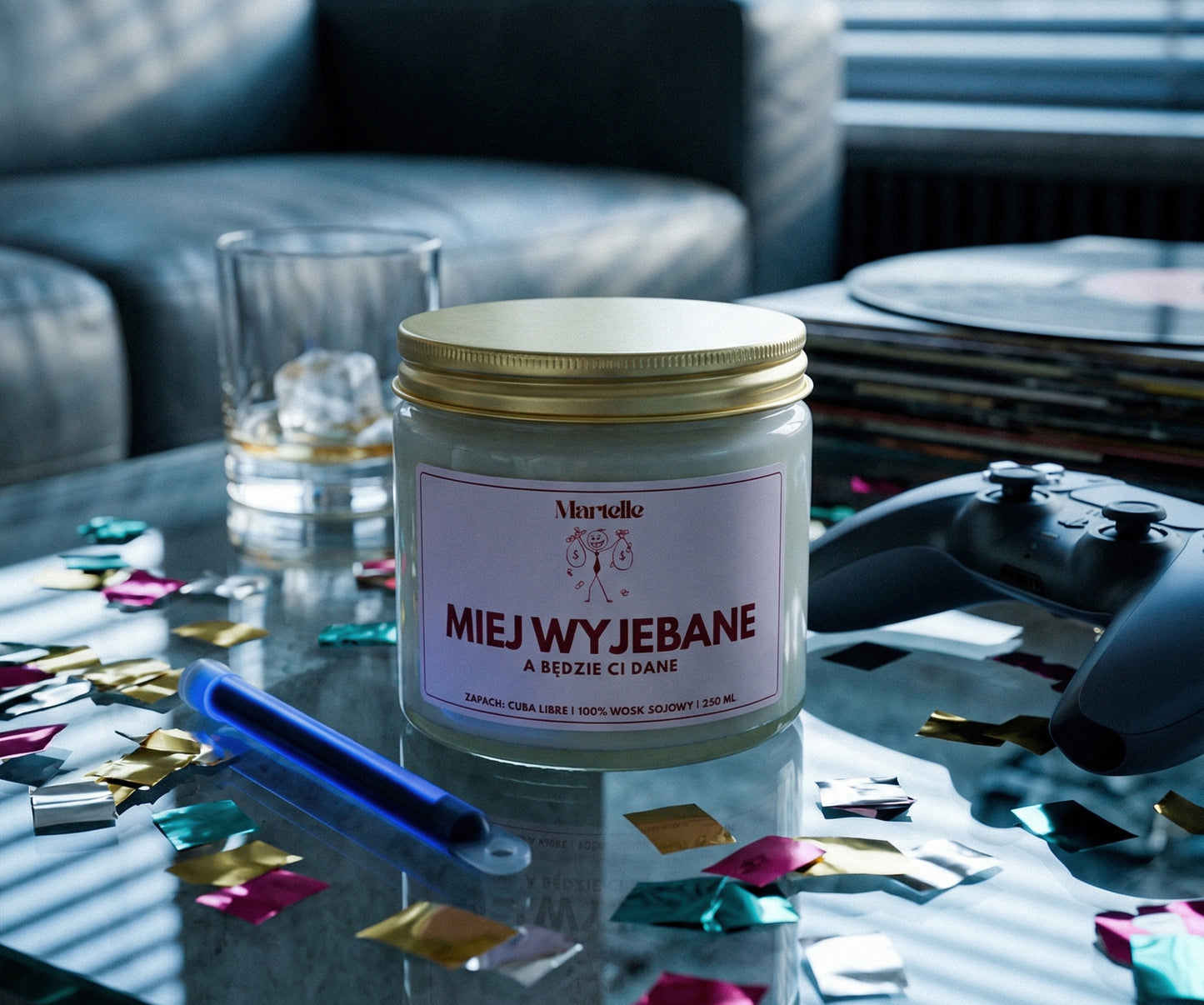 Miej wyj*bane - świeca sojowa (250 ml)