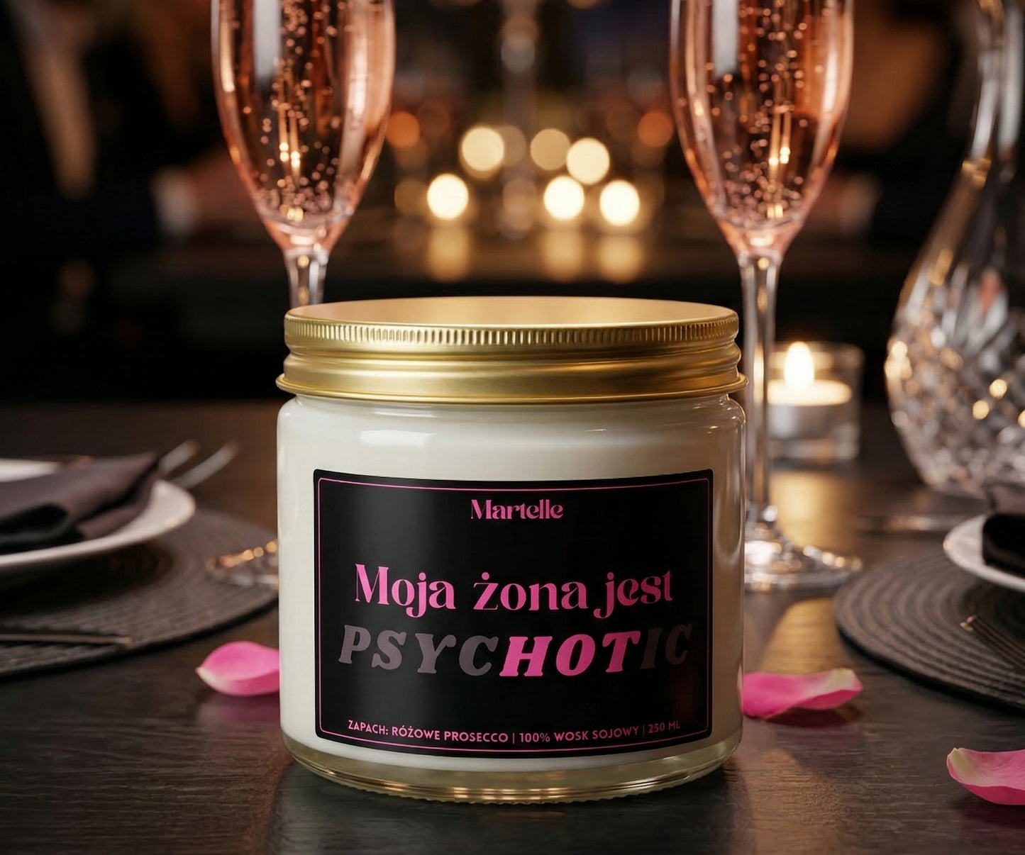 Moja żona jest - świeca sojowa (250 ml)