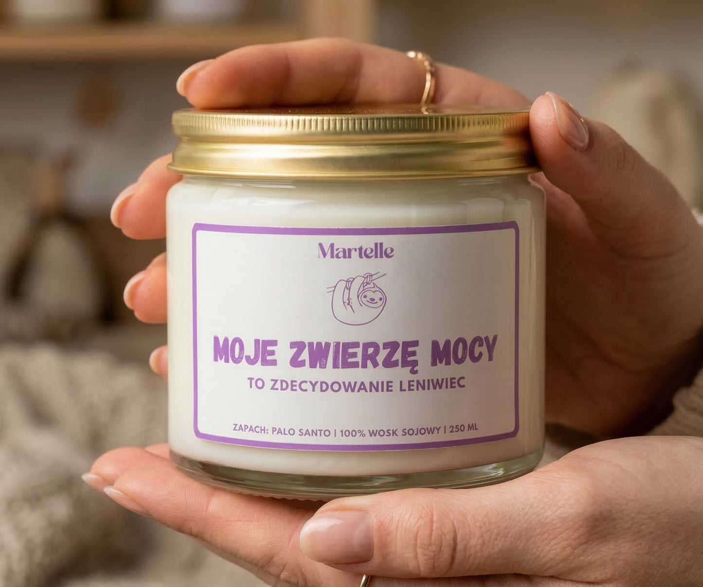 Moje zwierzę mocy - świeca sojowa (250 ml)