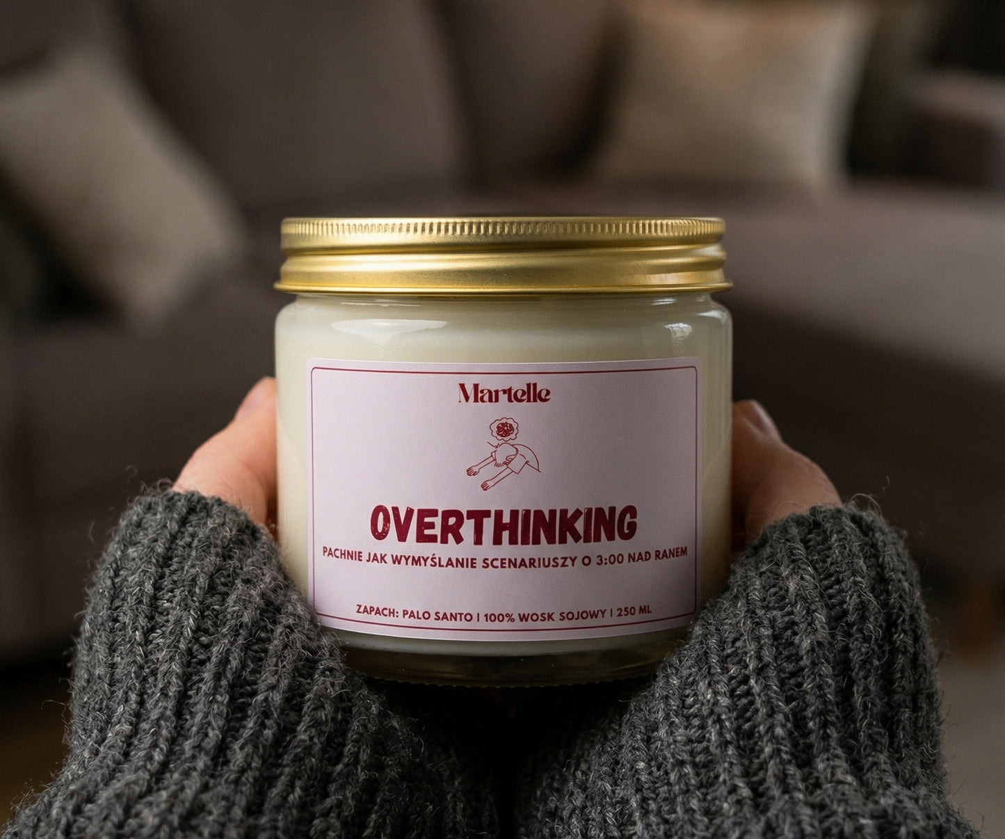 Overthinking - świeca sojowa (250 ml)