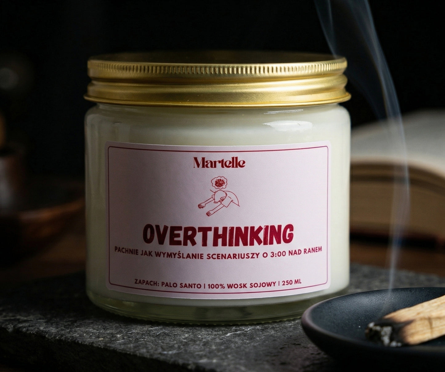 Overthinking - świeca sojowa (250 ml)
