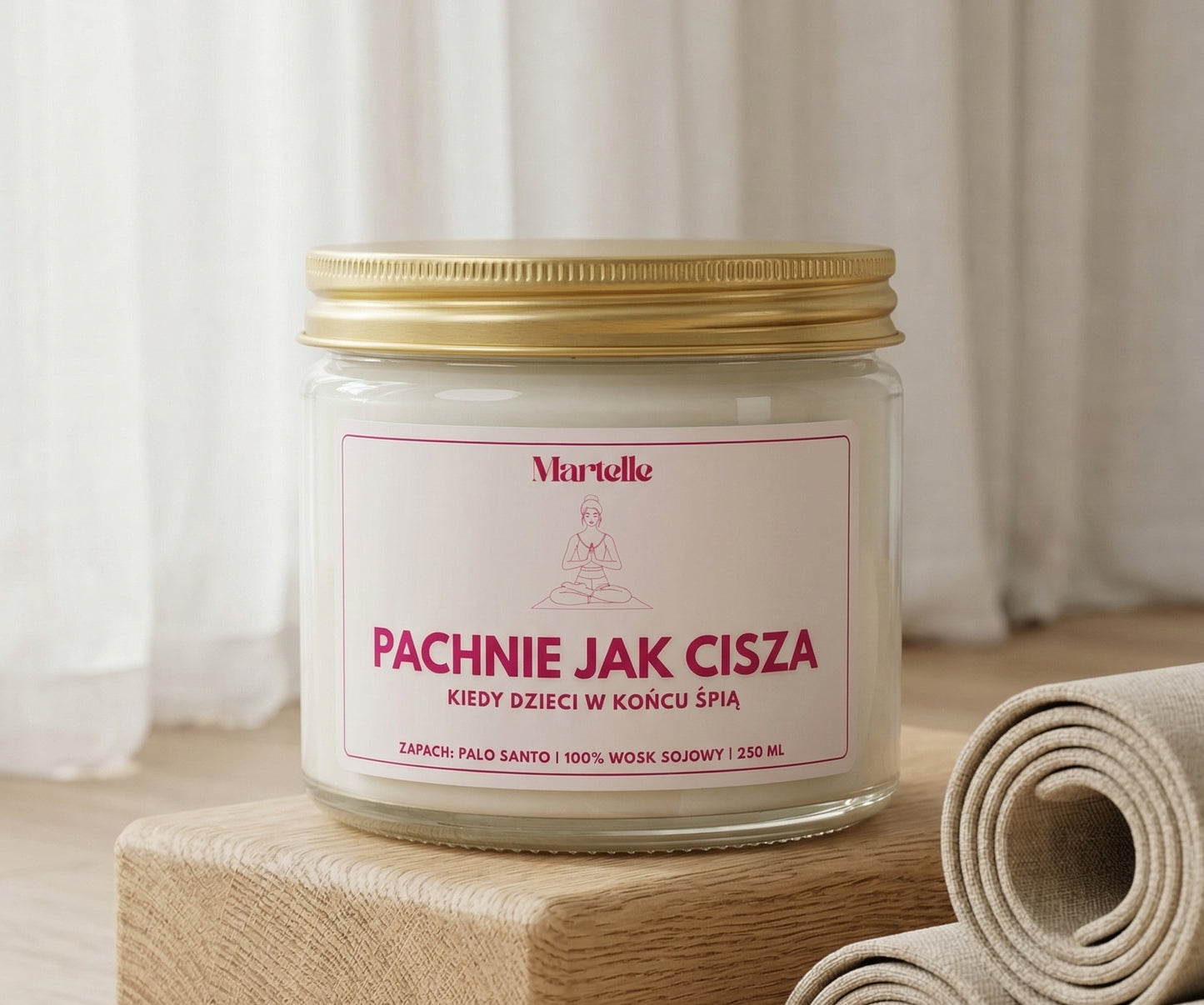 Pachnie jak cisza - świeca sojowa (250 ml)