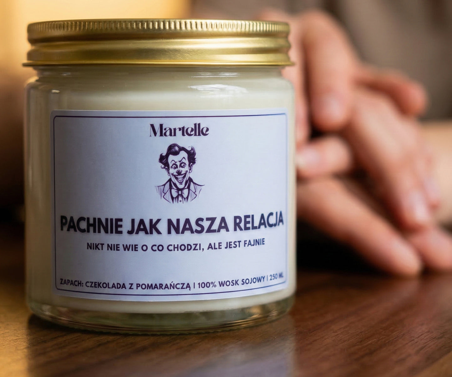 Pachnie jak nasza relacja - świeca sojowa (250 ml)