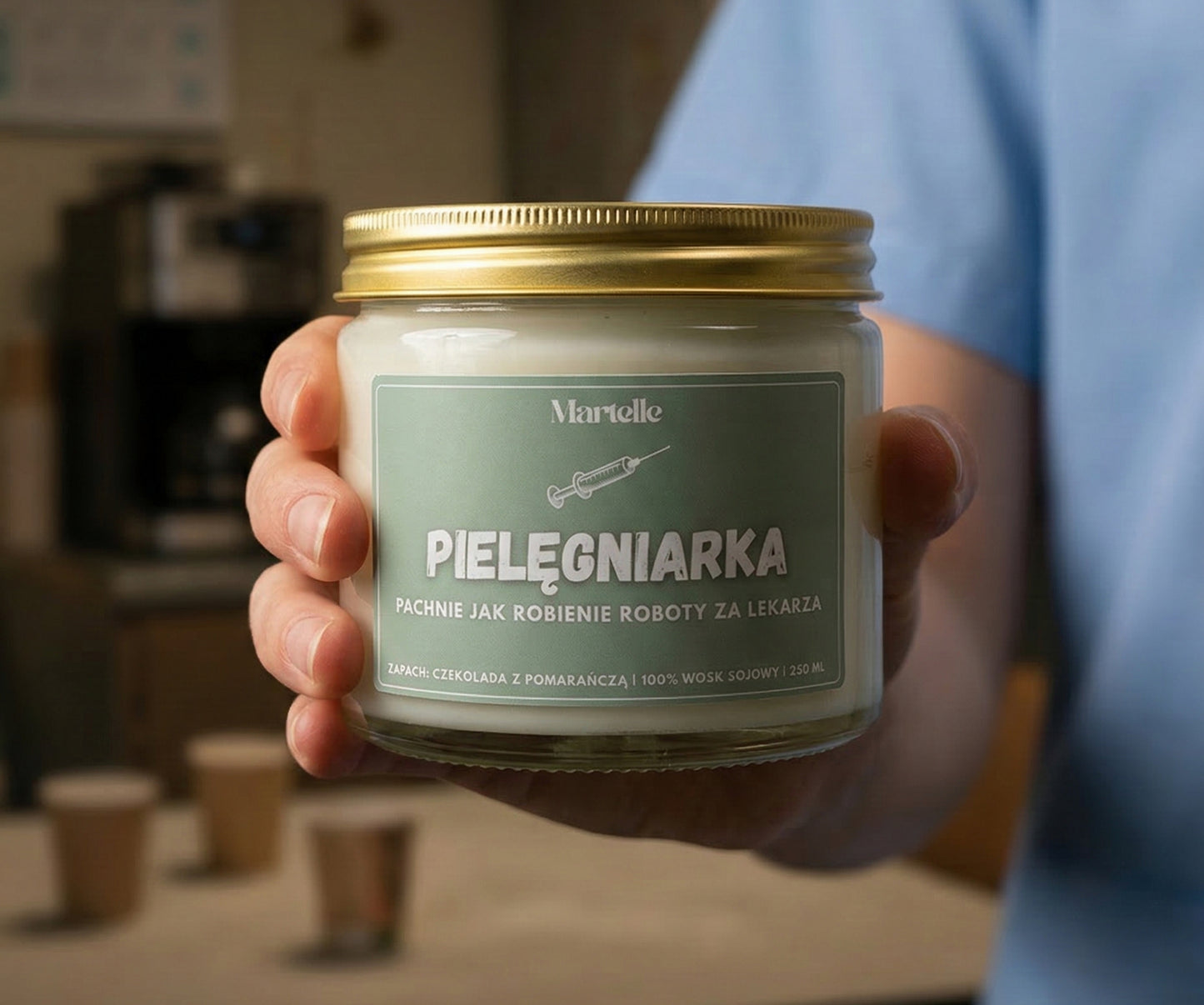 Pielęgniarka - świeca sojowa (250 ml)