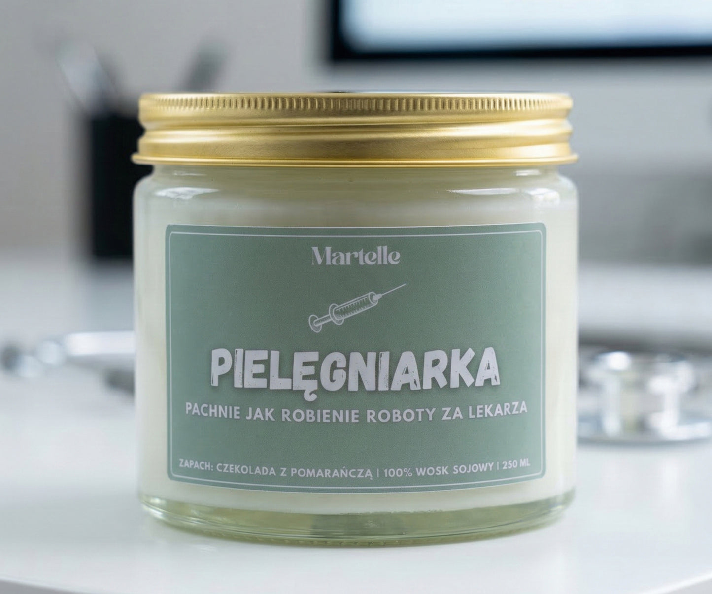 Pielęgniarka - świeca sojowa (250 ml)