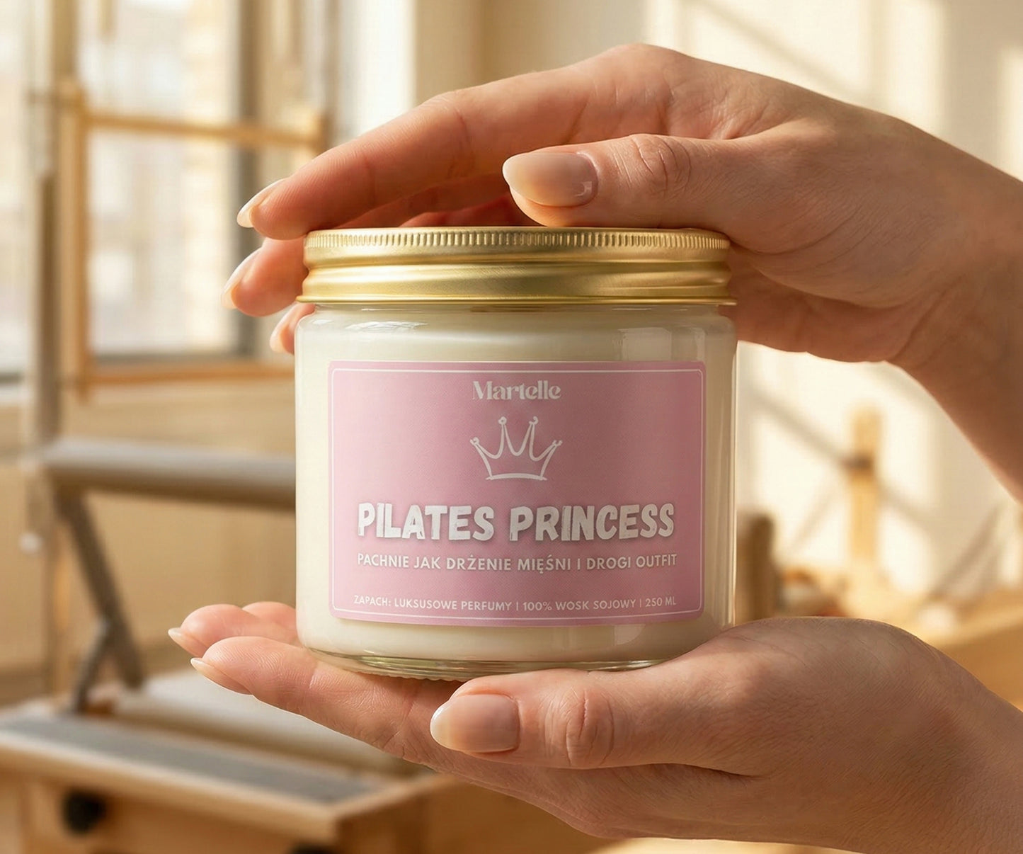 Pilates princess - świeca sojowa (250 ml)