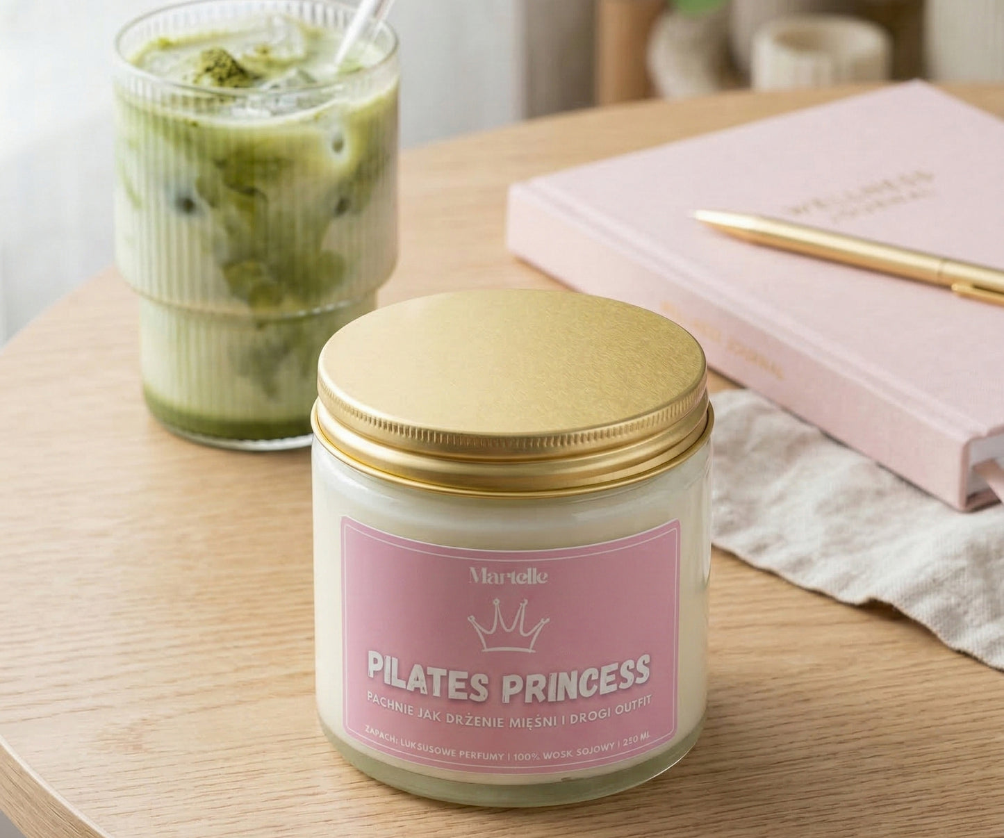 Pilates princess - świeca sojowa (250 ml)