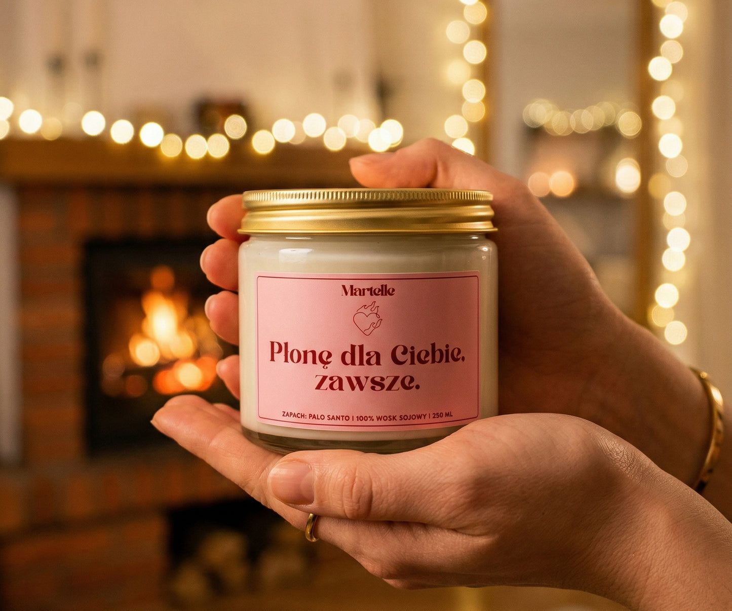 Płonę dla ciebie - świeca sojowa (250 ml)