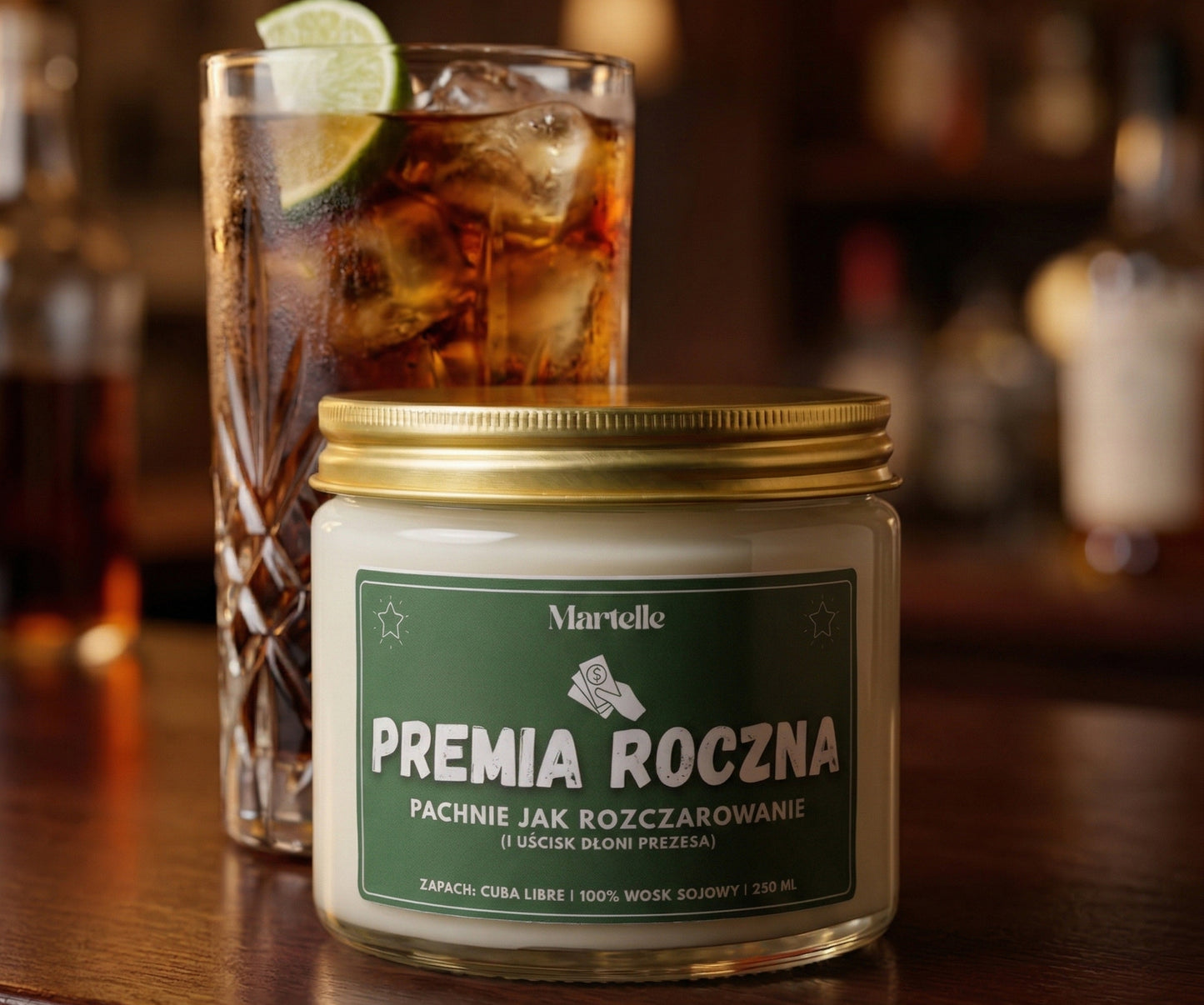 Premia roczna - świeca sojowa (250 ml)