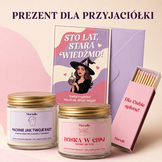 Prezent dla przyjaciółki – zestaw urodzinowy