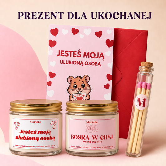 Prezent dla ukochanej – zestaw urodzinowy