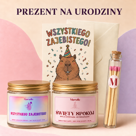 Prezent na urodziny– zestaw urodzinowy