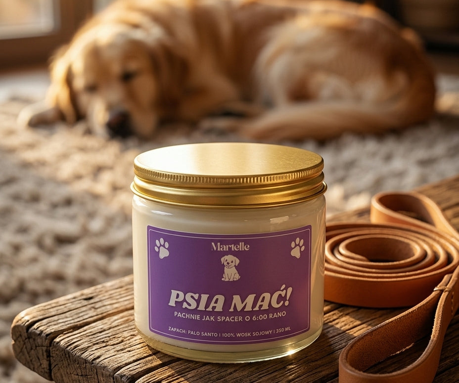 Psia mać - świeca sojowa (250 ml)