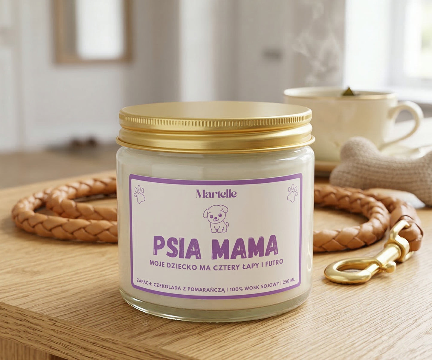 Psia mama - świeca sojowa (250 ml)