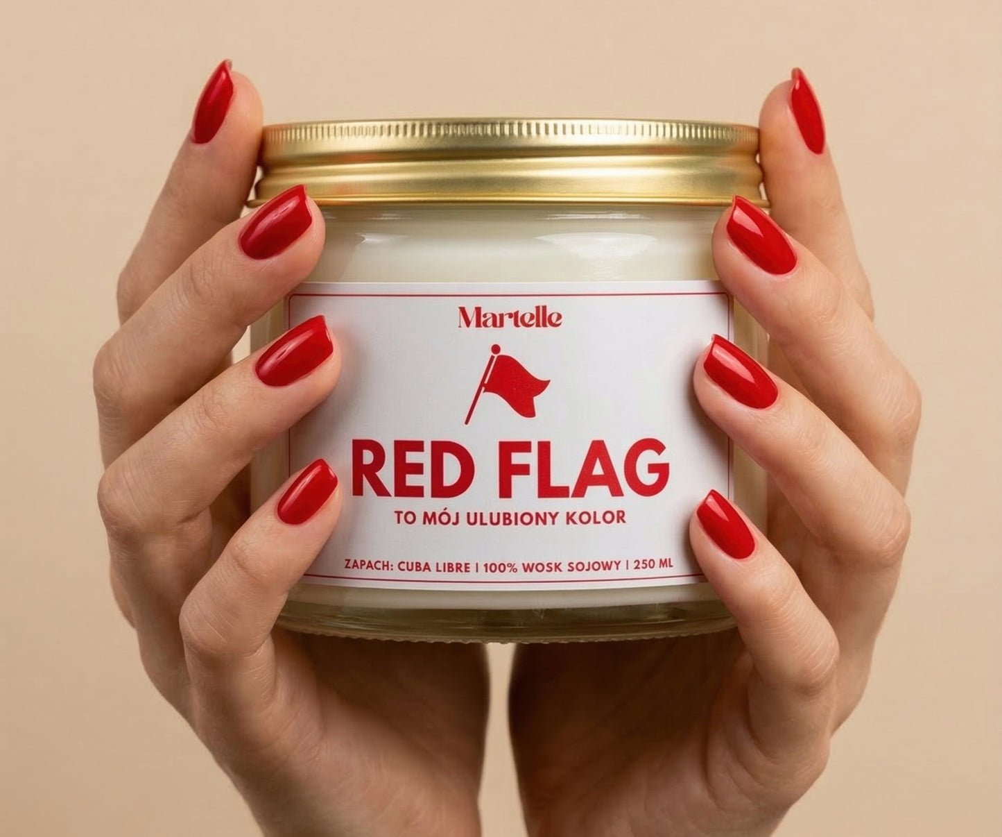Red flag - świeca sojowa (250 ml)