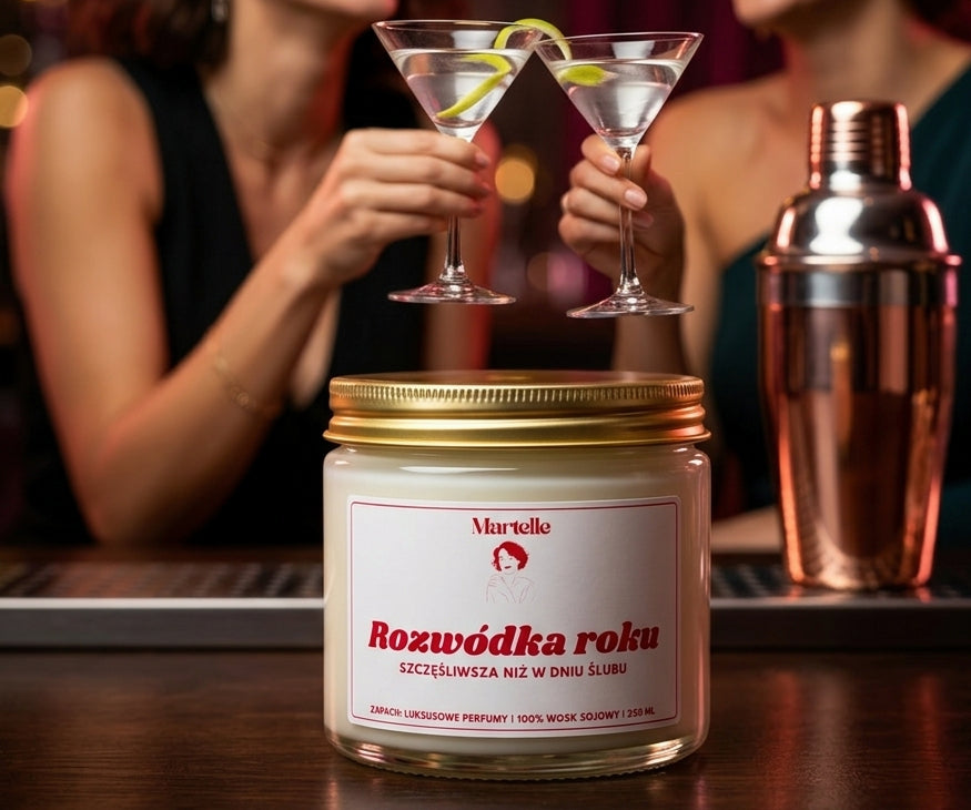Rozwódka roku - świeca sojowa (250 ml)