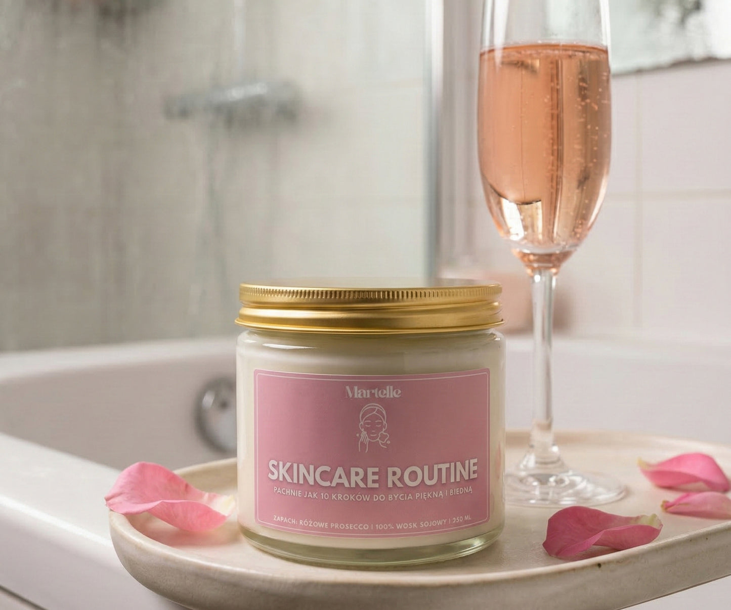 Skincare routine - świeca sojowa (250 ml)