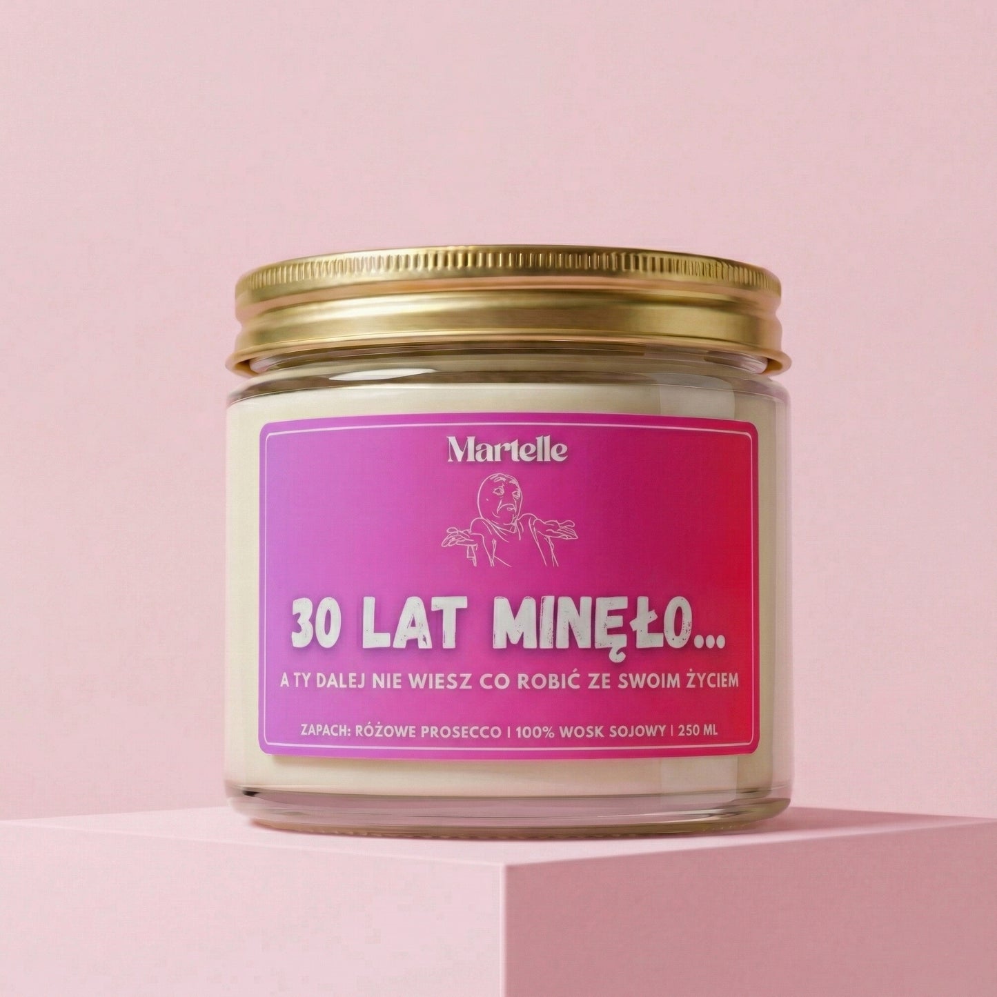 30 lat minęło... - świeca sojowa (250 ml)