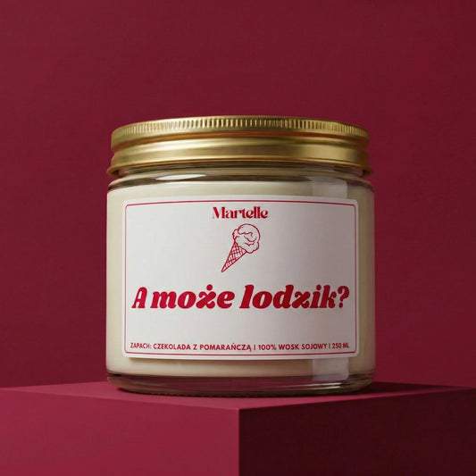 A może lodzik? - świeca sojowa (250 ml)